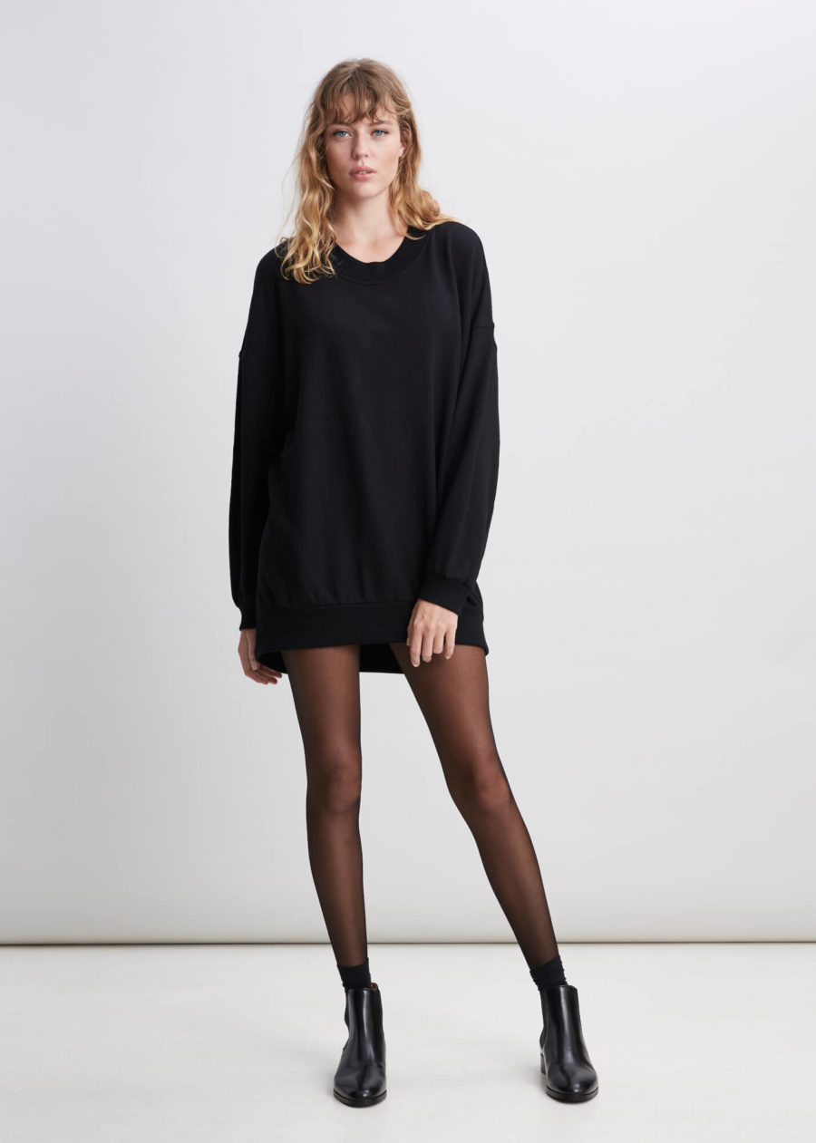ORES - Black Lux Jersey Sweater
