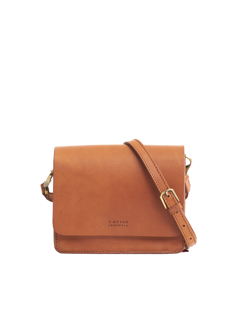 O My Bag - Audrey Mini Bag, Classic Cognac Leather
