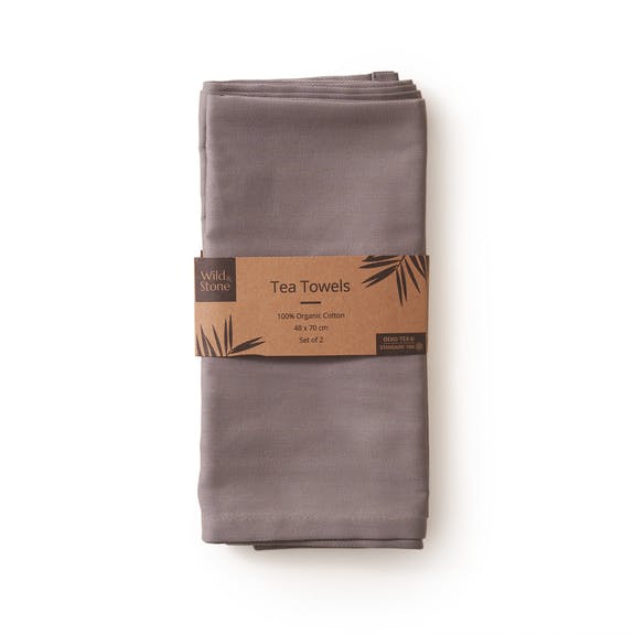 Wild & Stone - Tea Towels, Dove Grey