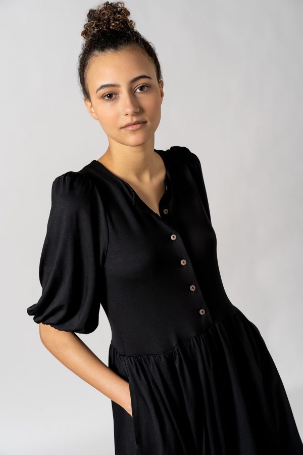 RESIDUS - Tula Dress, Black