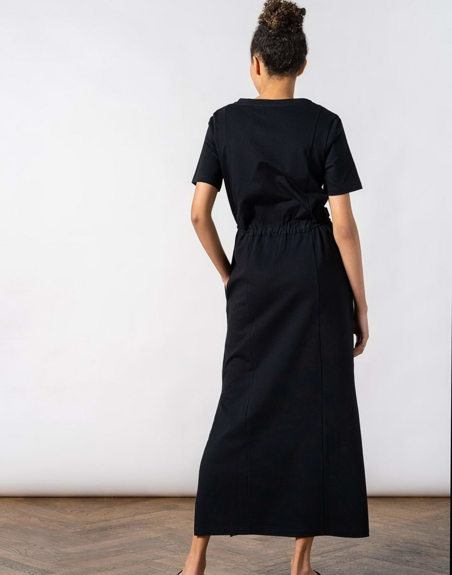 RESIDUS - Orika Maxi Tee Dress, Black