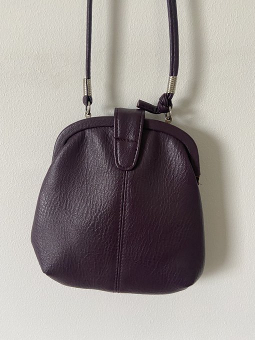 Ecosphere Vintage - Purple Fake Leather Bag