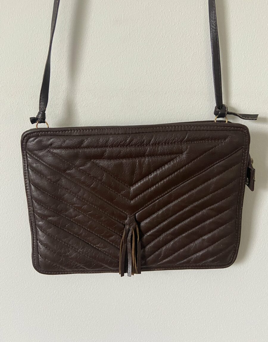 Ecosphere Vintage - Leather Fringe Bag