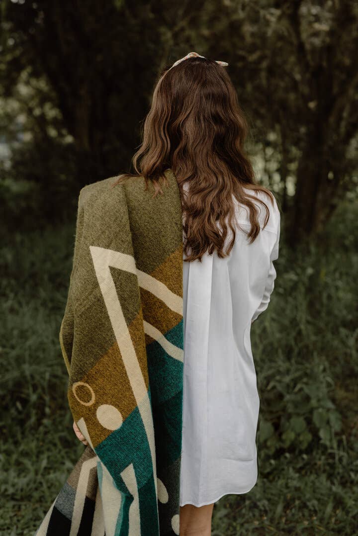 Ecuafina - Mini Alpaca Native Blanket, Imbabura