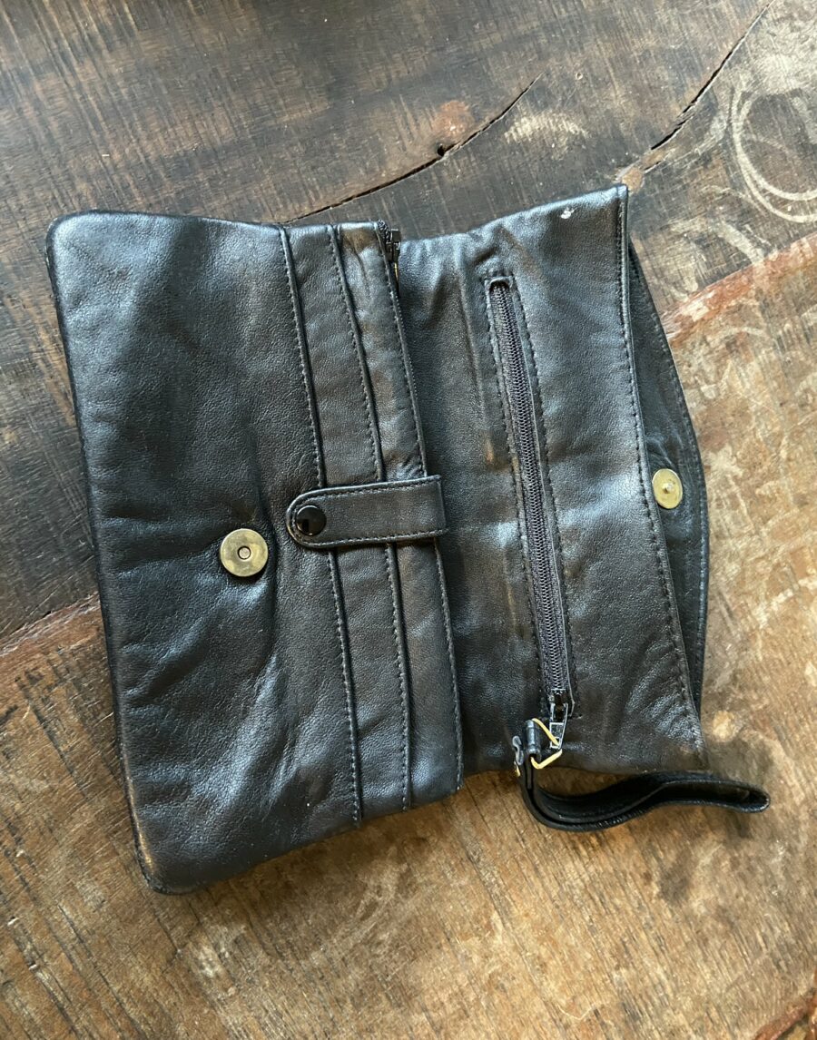 Ecosphere Vintage - Leather wallet / clutch