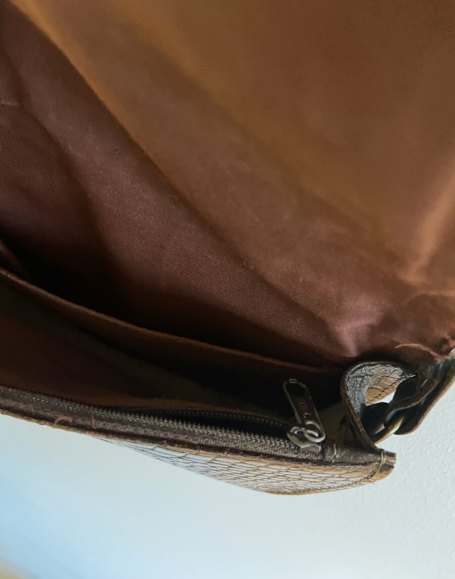 Ecosphere Vintage - Brown Croco Bag