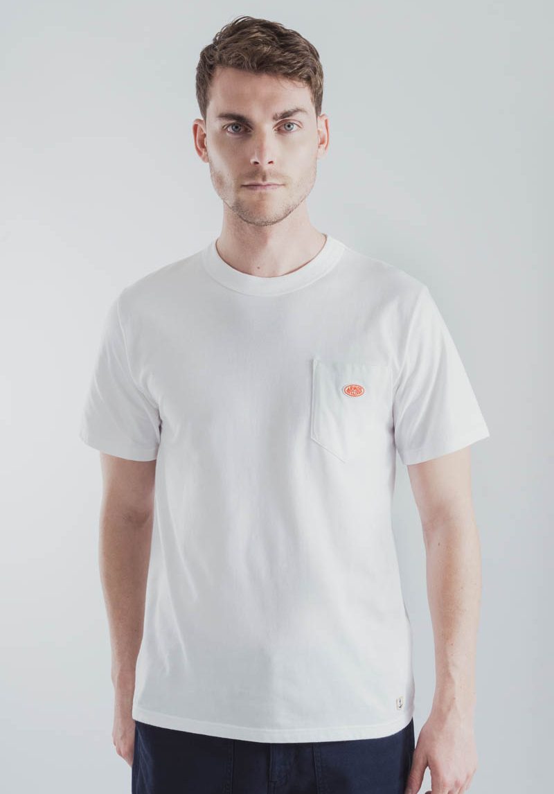 Armor-Lux - Pocket T-Shirt Héritage, Blanc