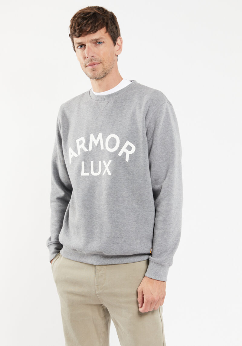Armor-Lux – Sweatshirt Héritage, Misty Grey