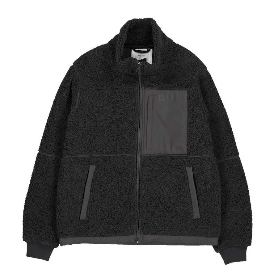 Makia - Penger Fleece Jacket, Black
